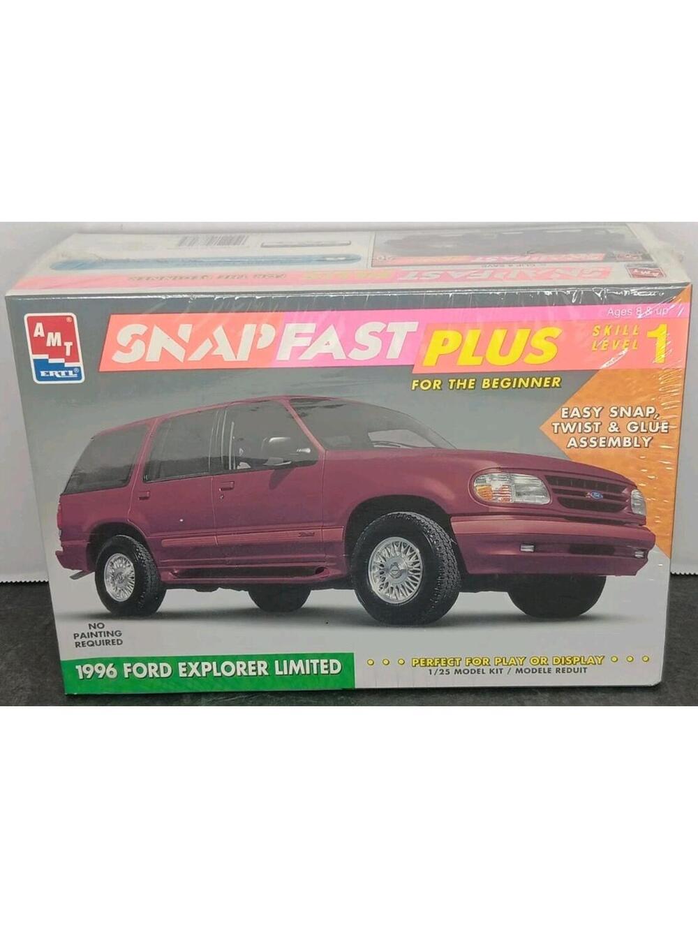 AMT #8717 1996 Ford Explorer Limited Snap Fast Plus 1/25 Scale Plastic Model Kit